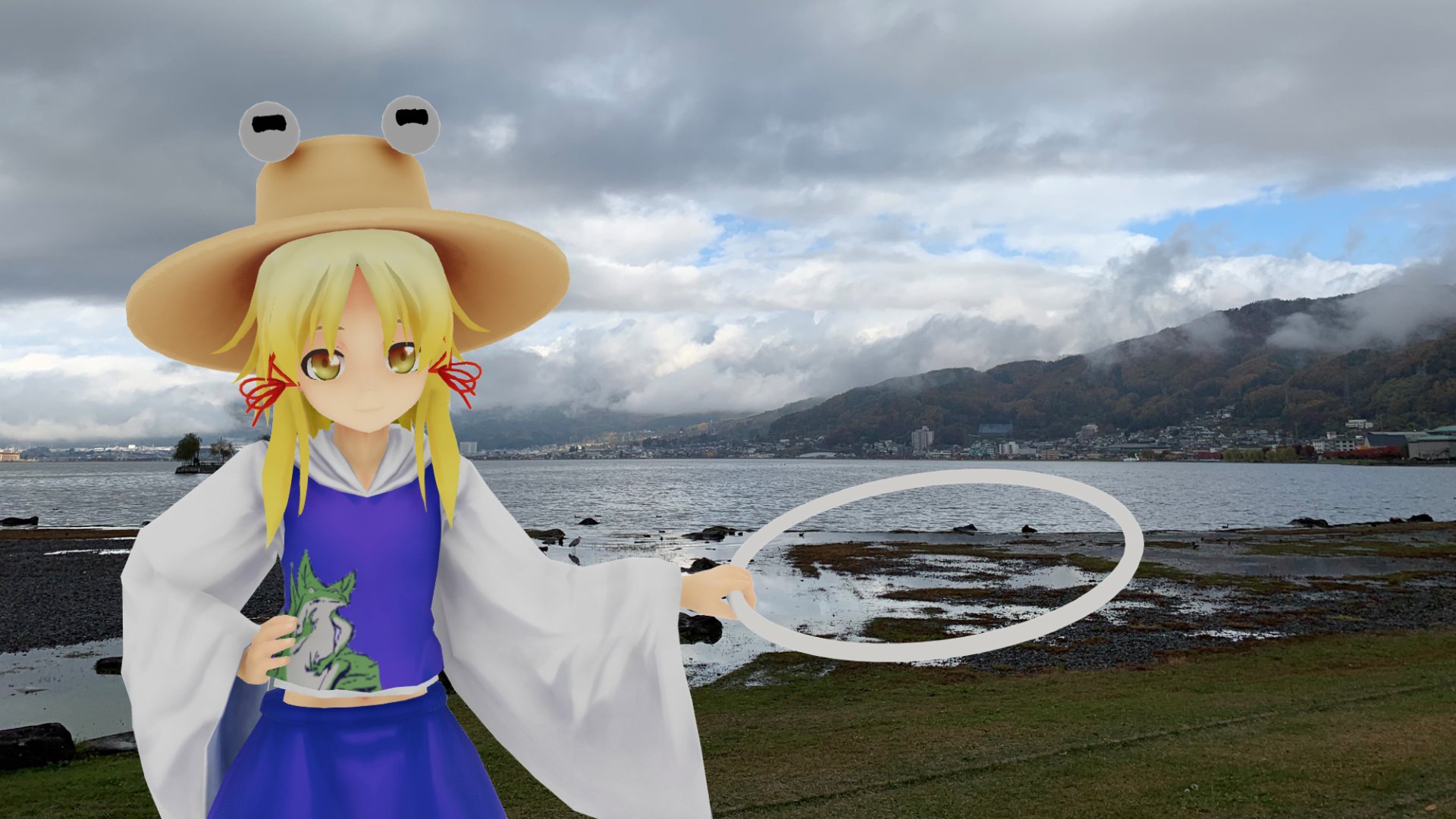 Twitter 上的yuich お題 諏訪子 諏訪湖と諏訪子 深夜の真剣mmd60分一本勝負 東方mmd T Co Bngy52ujyl Twitter