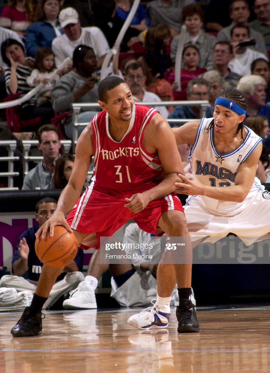 Mark Jackson in a Rockets uniform, guarded by Ty Lue in a Magic uniform AND Avery Johnson in a Warriors uniform?2003-04 was such a bizarre season.