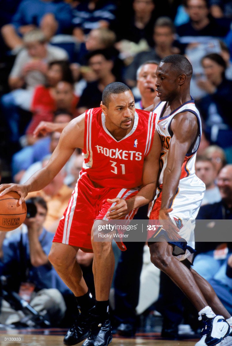 Mark Jackson in a Rockets uniform, guarded by Ty Lue in a Magic uniform AND Avery Johnson in a Warriors uniform?2003-04 was such a bizarre season.