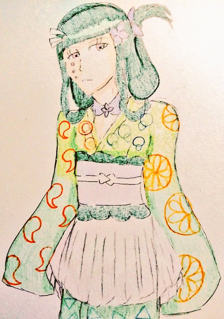 #BLEACH版深夜の真剣お絵描き60分一本勝負
着物　スンスン