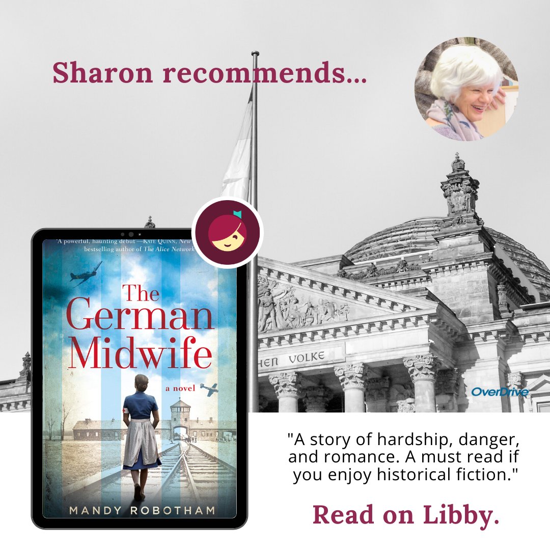 brantlibrary's tweet photo. Looking for a new book to read this weekend? Sharon suggests you check out "The German Wife" by Mandy Robotham, available to download here:
https://t.co/v0ZlR09Z50
All you need is your library card!
#BrantLibrary #StaffPicks #BeWellBrant #ReadOn #Libby https://t.co/hDCTt6vYiF