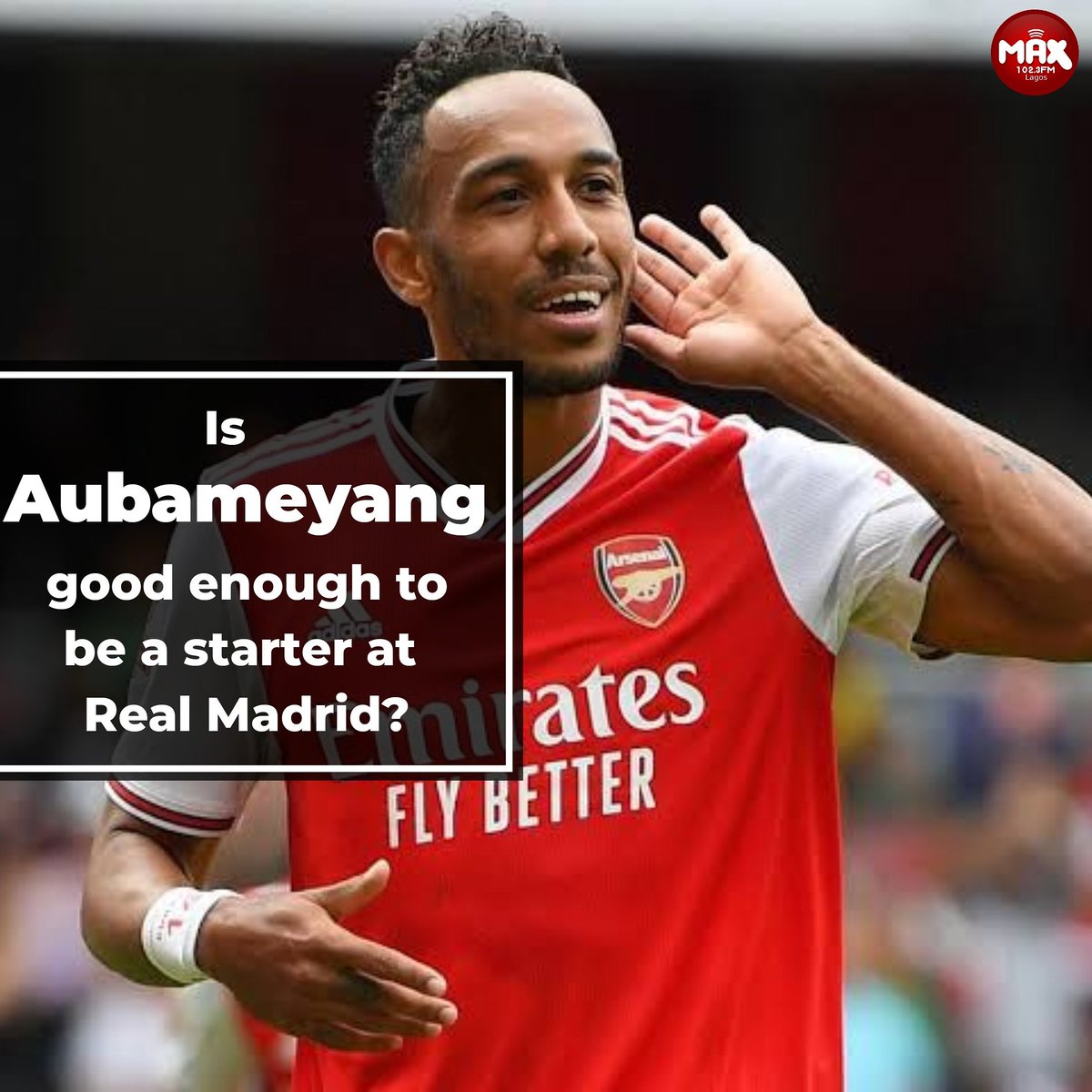 Max1023FM's tweet photo. He's good...but is he good enough to be a regular starter if he moves to #realmadrid ???
.
.
Call in now let's talk about it on #maxsports with @omodia4real_ 
.
.
07080668026
.
.
#sports #football #soccer #aubameyang #PremierLeague #EPL #kpefmaster #FootballStayingHome #StayHome https://t.co/DerdARd6BC