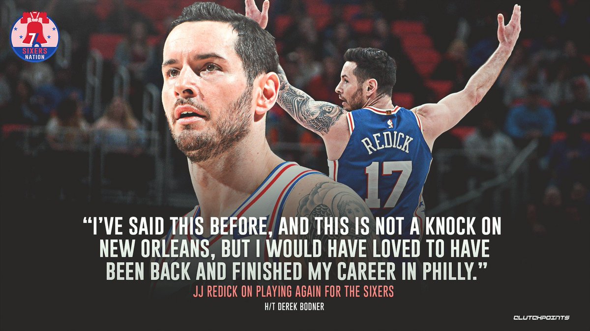 SixersNationCP's tweet image. Thank you for the years, JJ Redick 🙌

#Sixers