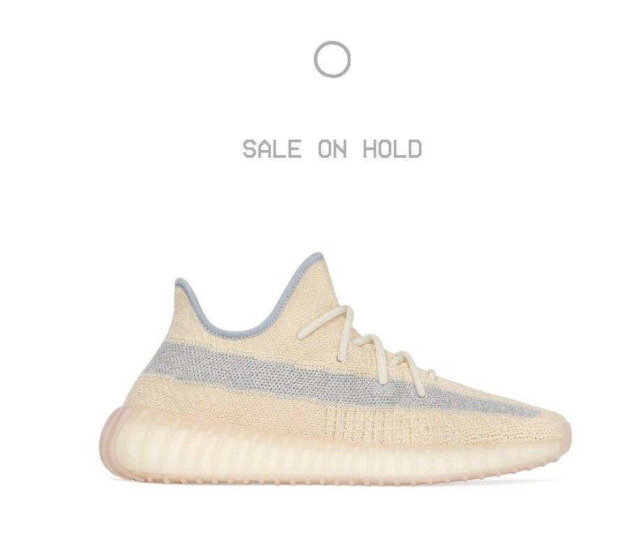 sale on hold on yeezy supply