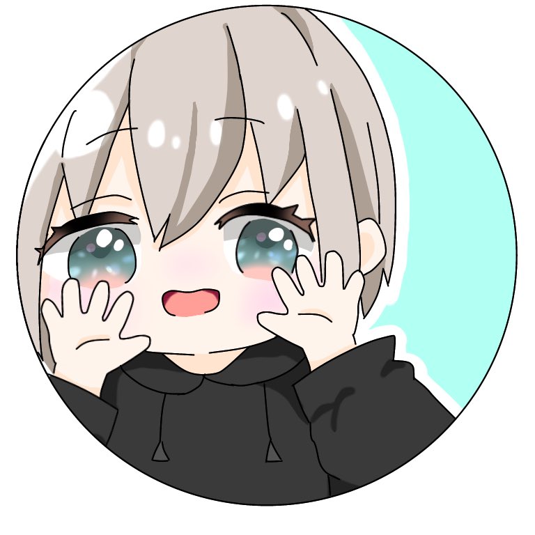 アイコン的なもの作ってみた まあ一応フリーアイコンw 青葉モカ 中学生お絵か わさび寿司 のイラスト