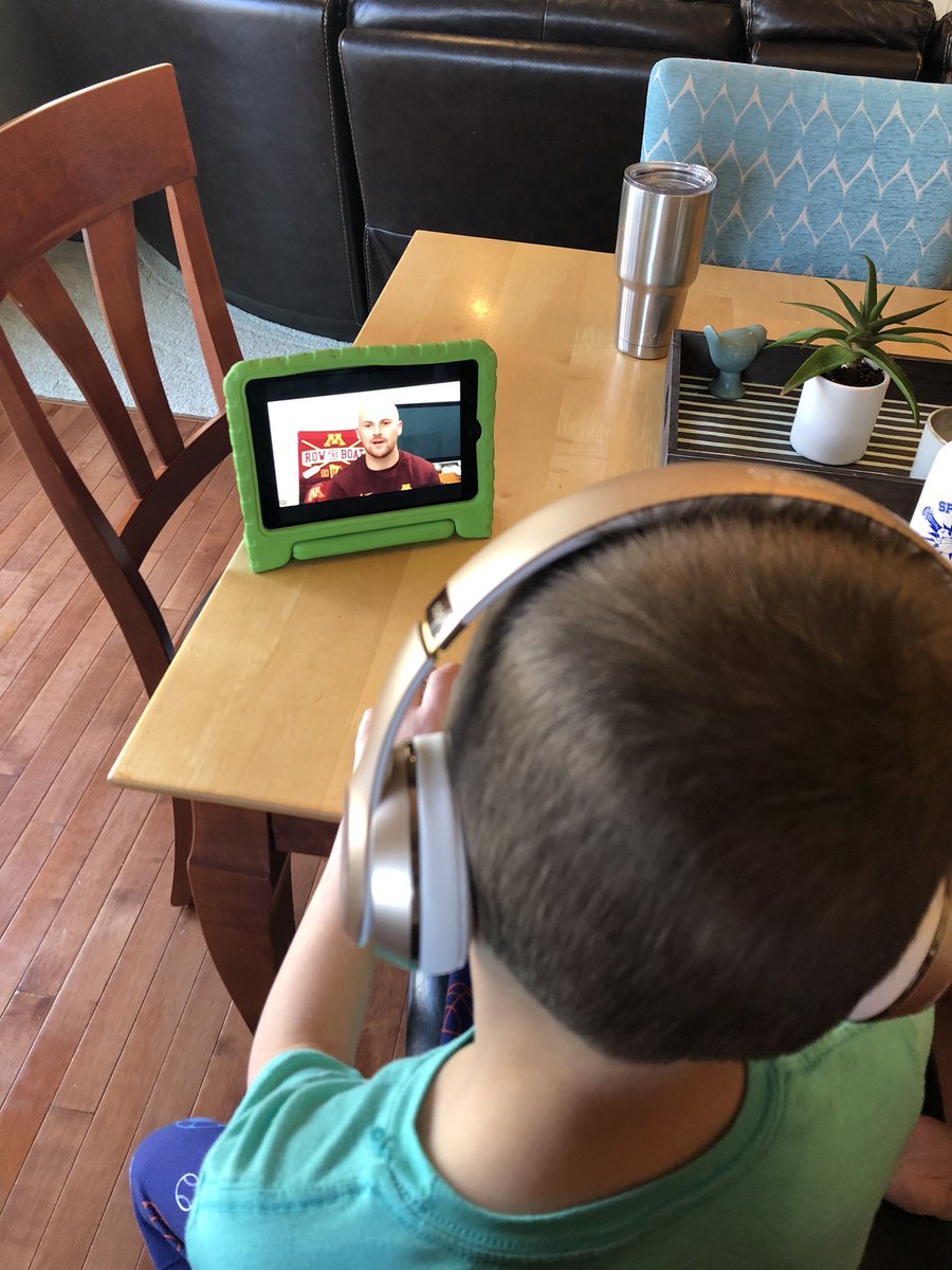 My son is watching Arise With the Guys this morning. Thanks <a href="/T_morg2/">Tanner Morgan</a> and <a href="/Cmoe34/">Carter Coughlin</a> for being great role models for so many kids and showing them how to excel athletically, academically, spiritually and socially!