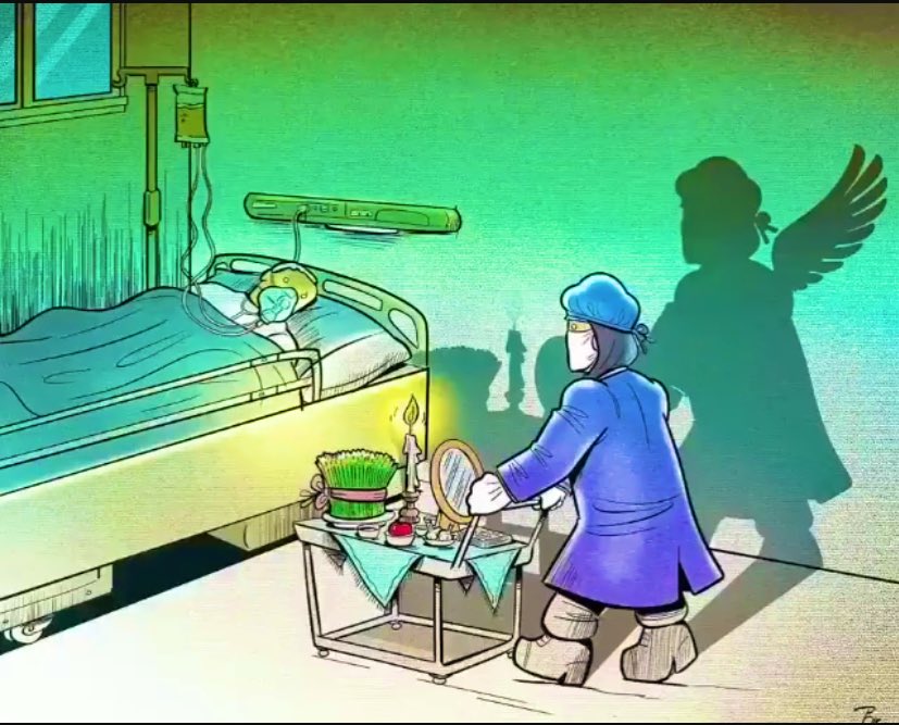 kiske_one's tweet photo. Ilustraciones que muestran las visiones de esta etapa de pandemia mundial #COVIDー19 https://t.co/6AqSZVCsFv