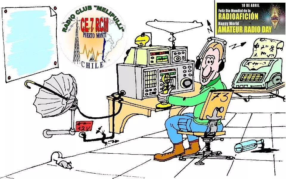 18 de Abril, Feliz Dia Internacional del Radioaficionado #hamradio #radioaficionados #PuertoMontt #Chile #AmateurRadioDay #AmateurRadio #iaru