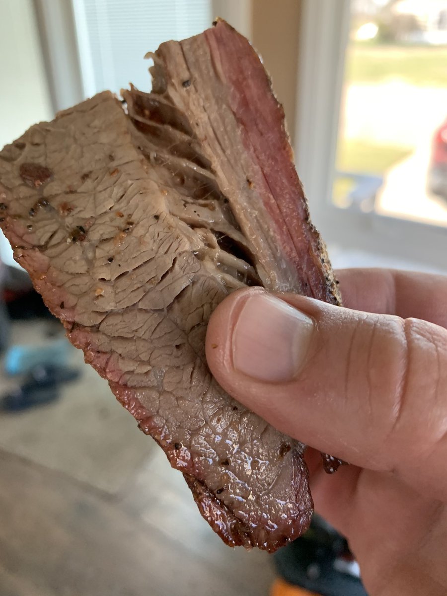 Gilm14's tweet photo. Getting pretty good at brisket! https://t.co/GIgeBRJbBb