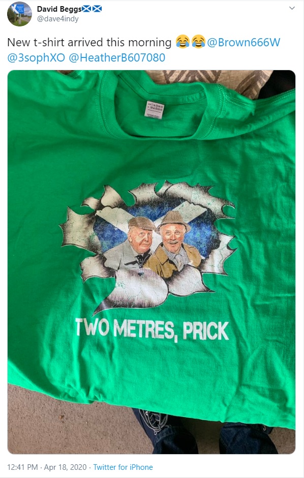 Jack and Victor, two metres prick! #ScottishPeopleTwitter