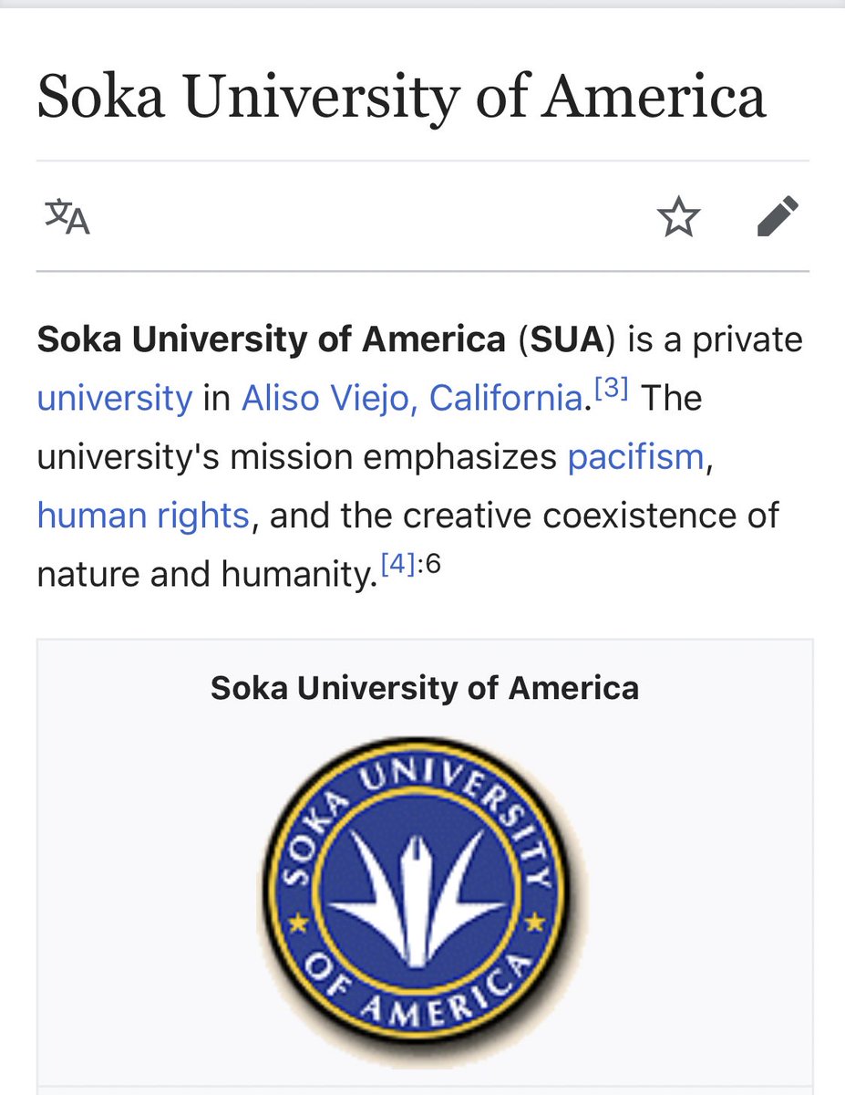 $351,126 for Soka University of America. What is Soka University, you ask? A private school with 450 students with a mission of “pacifism, human rights, and the creative coexistence of nature and humanity”