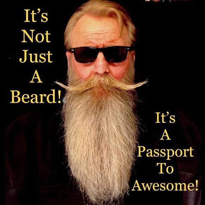 Live_Bearded's tweet photo. It's not just a beard, it's a passport to awesomeness! 😜😜
@MaggieS17641641
@beardedforever
@thebeardedniall
@timcrawford78
#beard #beardhumor #SaturdayMorning #SaturdayThoughts #beardlovers #beardstyle #beards #beardlover #beardlife #beardgang https://t.co/E7zwB7VYpL
