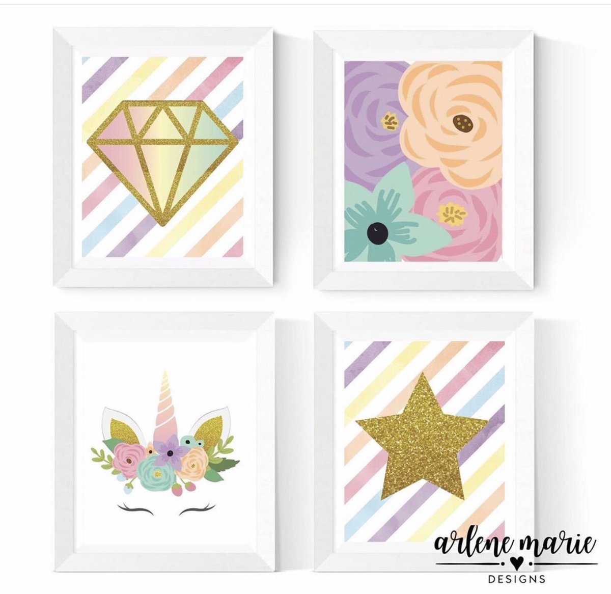 arlenemdesigns's tweet photo. Unicorn Diamond Flowers Star Wall Art Bundle - Instant Download. https://t.co/9O1gBgHiAL
.
#arlenemdesigns #etsy #etsyshop
#arlenemariedesigns #art #wallart #printables #homedecor #decor #smallbusiness #unicorn #pretty https://t.co/UdC1ysUMbv