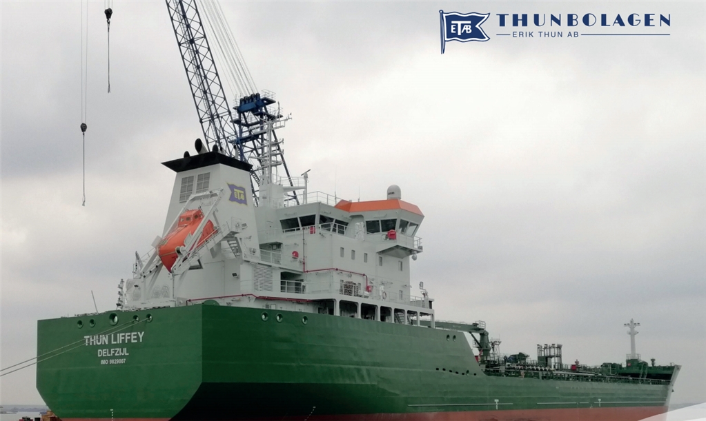 Thun Tankers: Fourth L-Class Delivered In China
vesselfinder.com/news/17959-Thu… #ThunTankers #ThunLiffey #ChinaMerchantsJinlingShipyard #AVICDingheng #ThunLidkoping #ThunLondon #ThunLiverpool #GothiaTankerAlliance