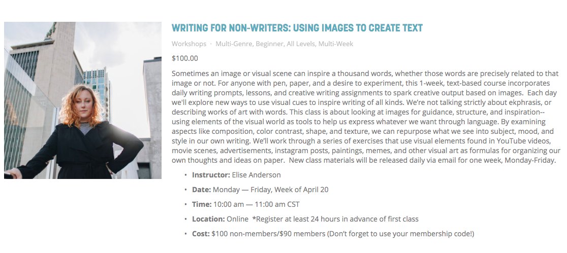 WHEATSmusic's tweet photo. Last call to join my #creativewriting class for #nonwriters! You don't need to be a #writer, &amp; you can take it on your own time online! Need fresh ideas for passing the time in creative, productive ways? Come make up stuff with me! Starts Monday! https://t.co/GyUoAlPsiL https://t.co/dTzOL26I6k