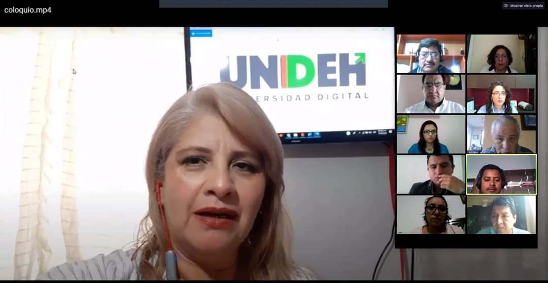 UNIDEHidalgo's tweet photo. La maestra Ana Elisa López Santillán Directora General de la #UNIDEH da la bienvenida al 3er. Coloquio de Intervención e Innovación Educativa que se desarrollará totalmente en línea el día de hoy con estudiantes de la Maestría en Enseñanza de las Ciencias.
#UNIDEH_CercaDeTi https://t.co/X8GsWBEkSG