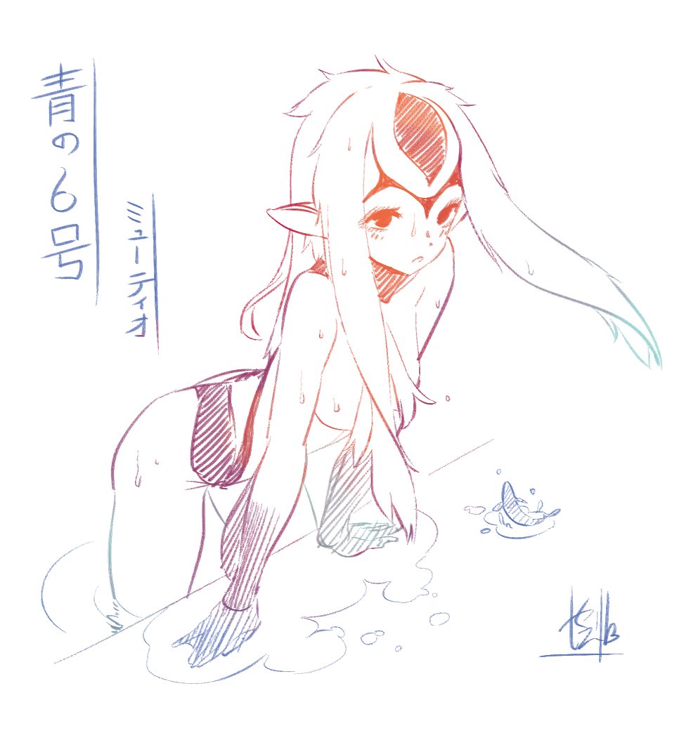 ラクガキ(`、3_ヽ)_ 青の6号より ミューティオ 