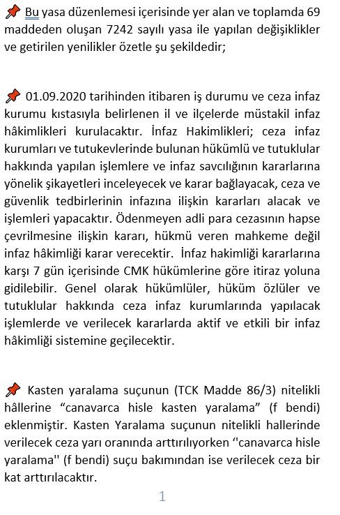 Avmerttekin's tweet photo. YENİ İNFAZ YASASI İLE İLGİLİ MERAK EDİLENLER-1 https://t.co/uqg6DKNqMO