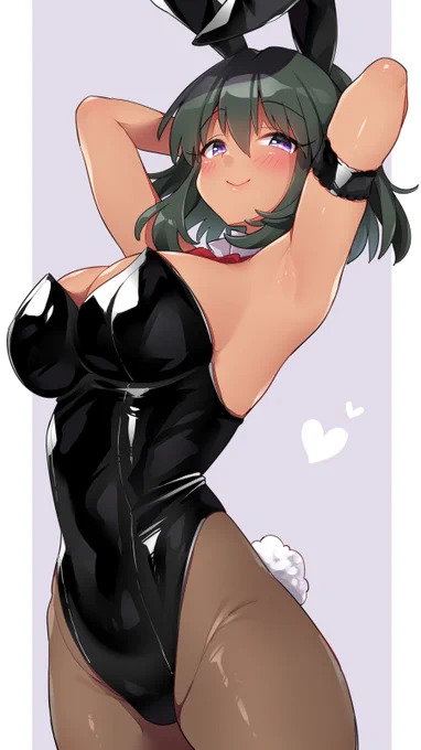 バニー衣装は短時間で描けるしかわいいので最強 