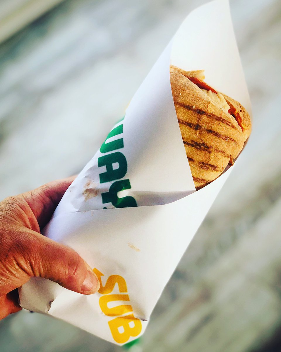 ballantinegill's tweet photo. Alec has been craving a Subway.
No Subway? No problem. One chicken pizziola coming up! Got to be worth a fair few brownie points 👍🏻 @SUBWAY @SubwayUK  #lockdownday26 https://t.co/w9ct0pO7lq