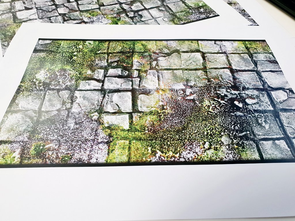 CustomTerrain's tweet image. All new Ancient Ruined Road print-and-play terrain coming soon! Also doubles as a dungeon floor. Easily add a road to your table, high-res, full colour, extreme detail #tabletopgames #tabletoprpg #ttrpg #rpg #dnd5e #28mm #wargames #warhammer #warmongers #wargaming #pathfinder