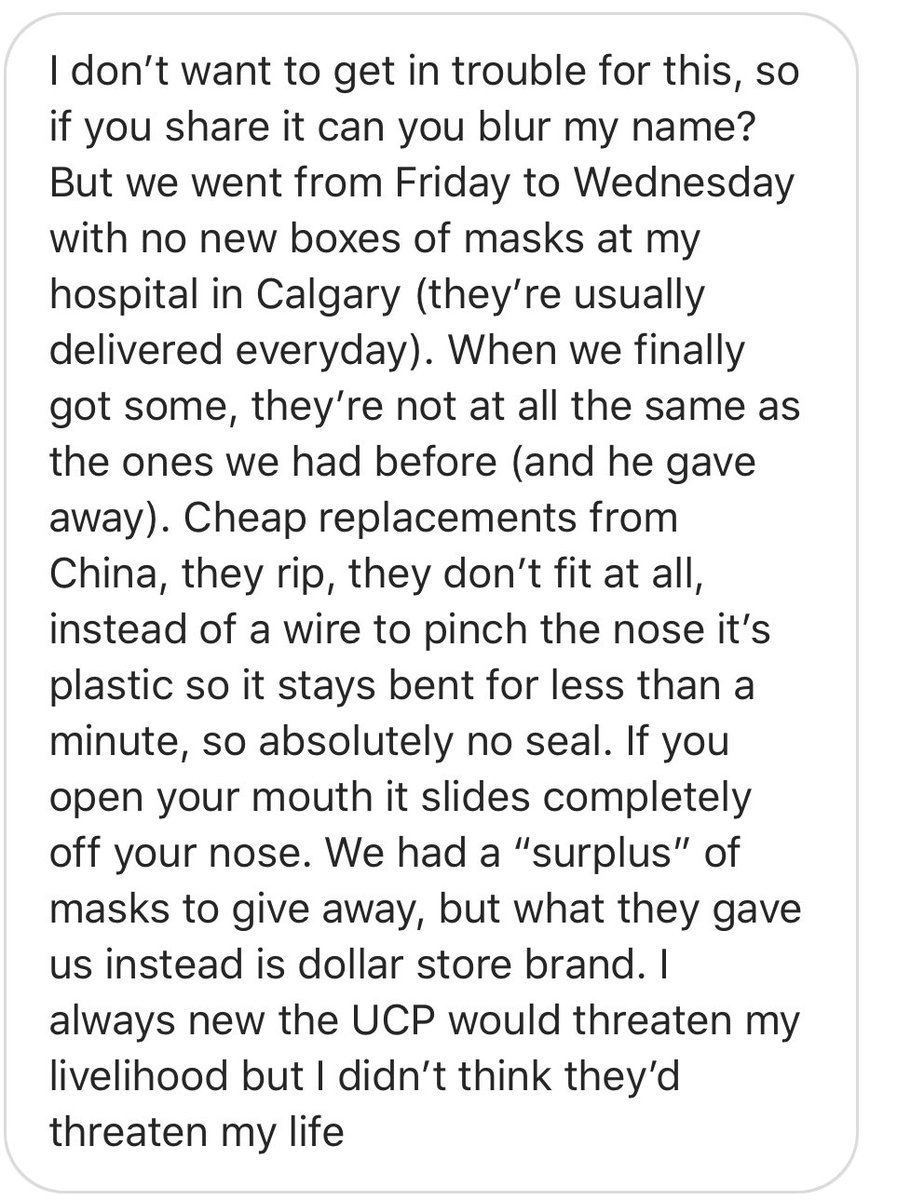 cmcalgary's tweet image. This showed up in r/Alberta. Several people in the comments are corroborating it.

#yyc #yeg #ableg #COVID19AB

reddit.com/r/alberta/comm… @shandro #ucp