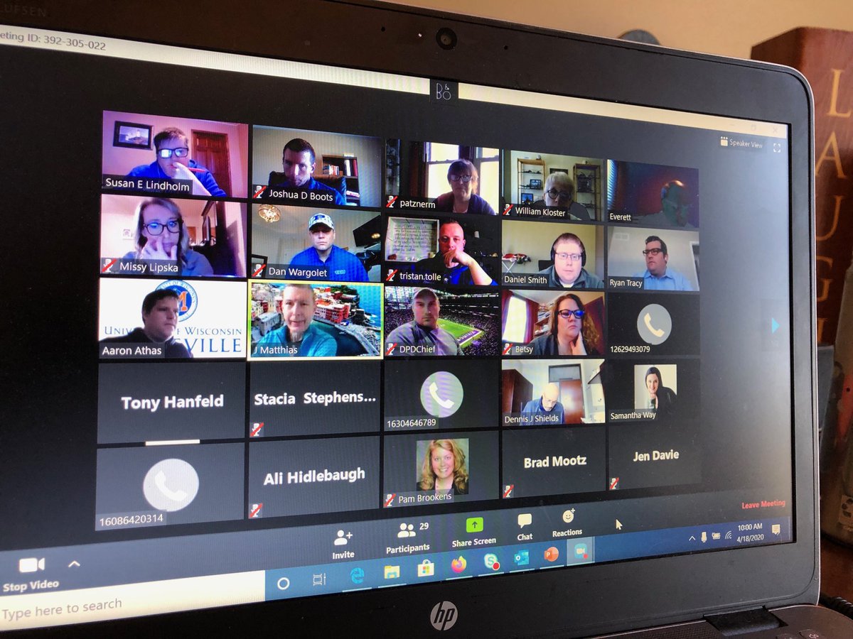 JoshuaDBoots's tweet photo. Pioneers never slow down. Saturday morning Alumni Association Board meeting. Go Pioneers! ⁦@uwplatteville⁩ https://t.co/7rbyq3ymJf
