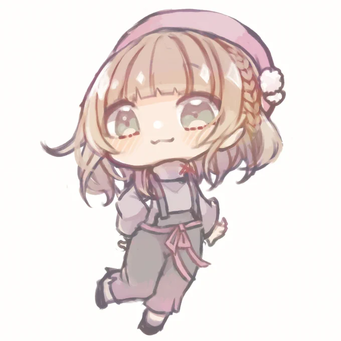 そういえば桜色モチーフで描いた服の奴の子上げてなかったなーって…
編み込みかわいくてすき…。
桜色を押し出したかったのであんまり色相違う色入れない感じで描きました!さろぺっと!!(おぼえたてのことば) 