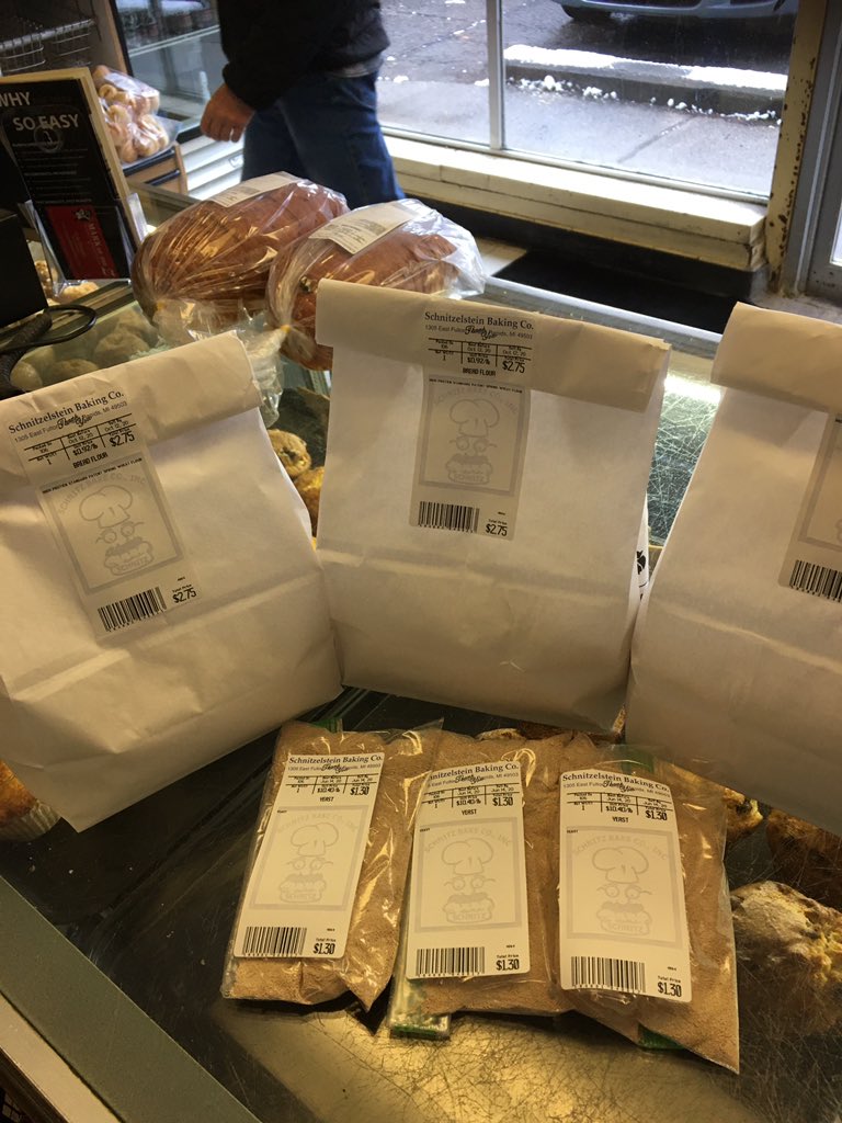 SchnitzBakery's tweet photo. We have more yeast and flour so you can make your grandma’s secret recipe!  While you’re here, pick up your favorite breads for your shelter in place weekend😀Just down from @schnitzdeli https://t.co/se8uHRt8K5