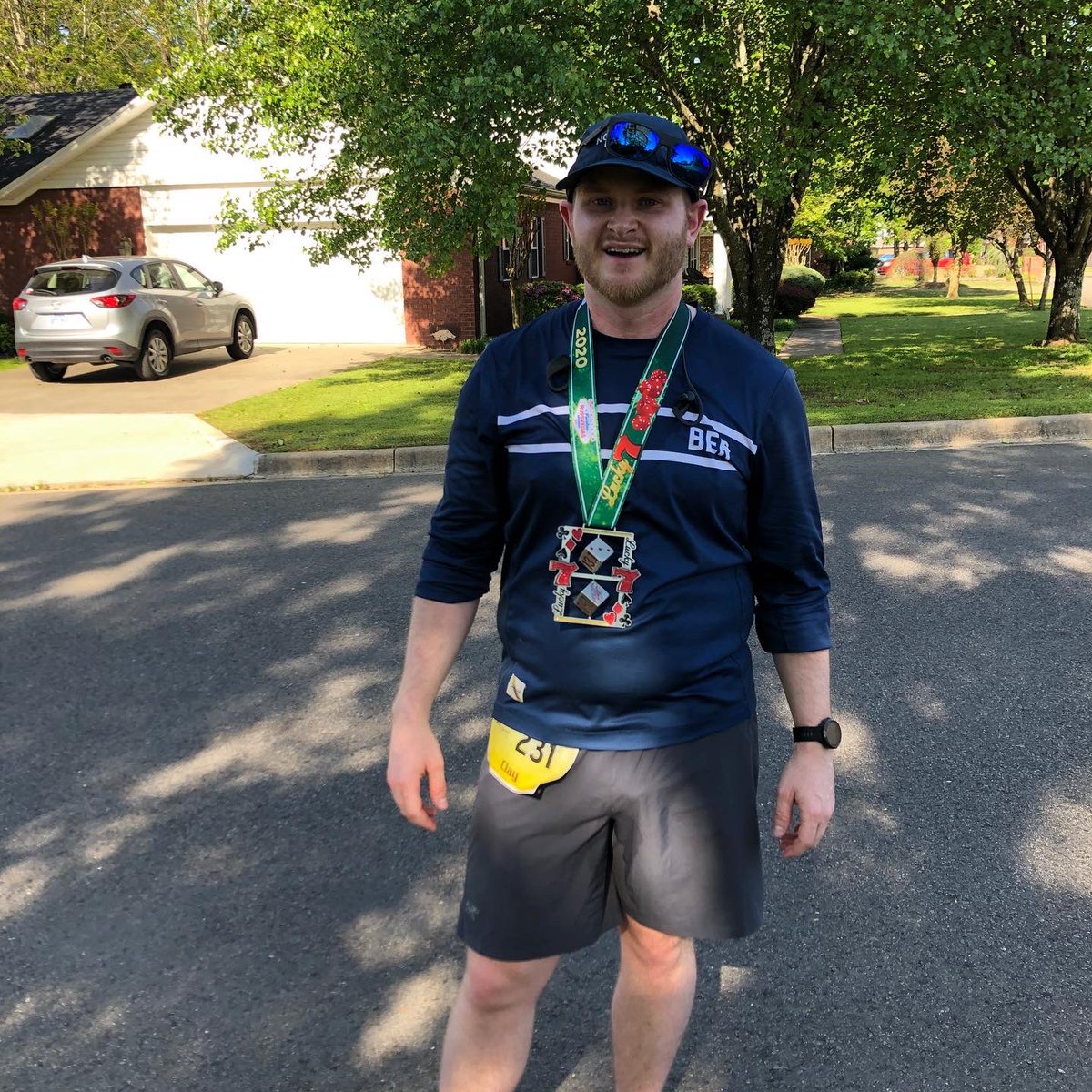 ClayMoore20's tweet photo. It was fun to race today even though I missed the crowds throughout the town. Ended up doing a personal best time ever and cannot wait till next year when hopefully we can all race again. #russvegas #russvegashalf #runyourownrace https://t.co/zimiqQe1Z5