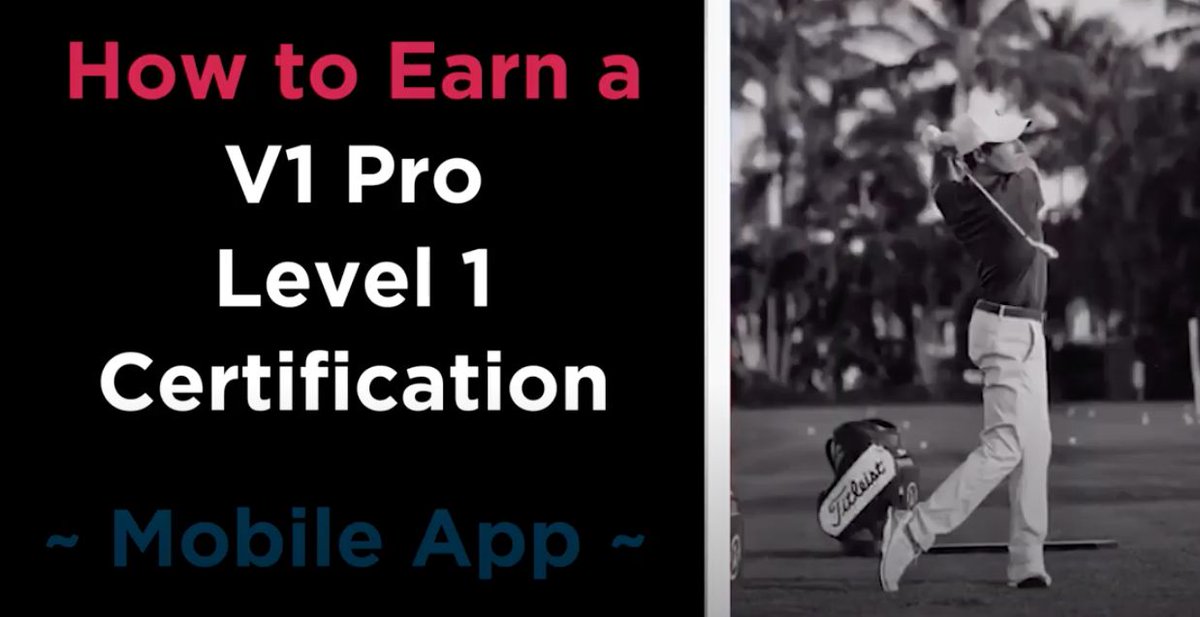 v1sports's tweet photo. ↪️Golf Professionals ↩️ You can become V1 Pro Level 1 Certified TODAY! 

Learn how to get your certification in just one afternoon!
➡️https://t.co/lyxh6KYHGf ⬅️

#golfpro #pgapro #golfcertification #golflife #golfswing #ImprovementStartsHere https://t.co/Hwtp8oxJhU