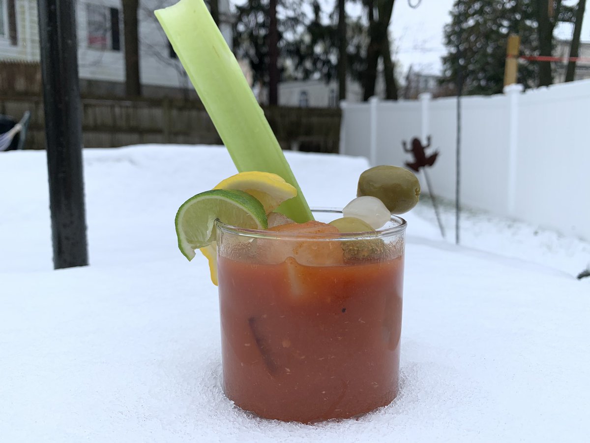 escapewithkim's tweet photo. Couldn’t build a snow bar all winter, but hey, 2020 loves a good joke so here we are. Cheers. #snowbar #boston https://t.co/VIziWtK7J8