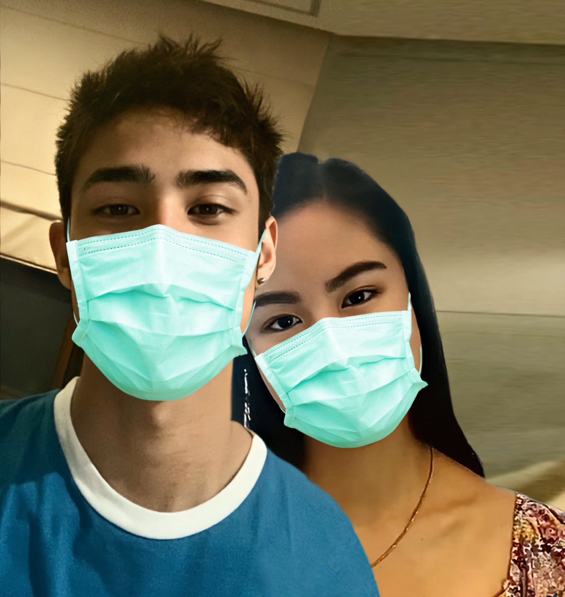 Kuya_Ato's tweet photo. Kap happy ka na raw ba? Nagmask na sila 🤣

#DonKiss
#DonnyPangilinan 
#KissesDelavin https://t.co/zmo3l2O0ws