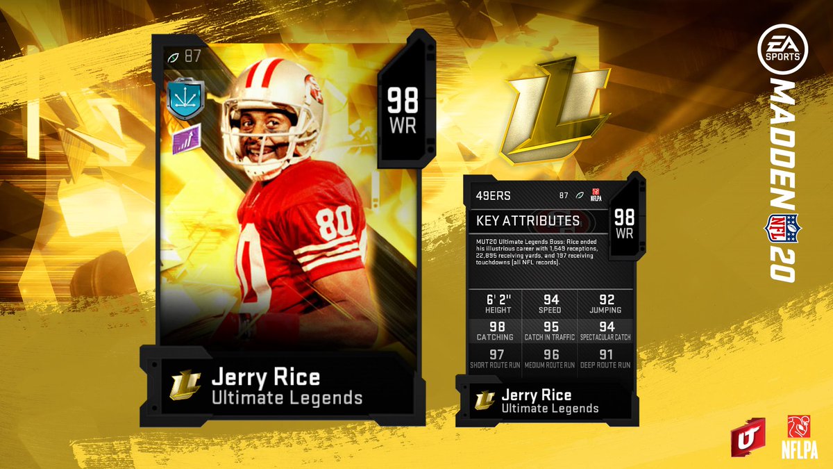 EASPORTS_MUT's tweet photo. This weekend’s Ultimate Legends are live in #Madden20 https://t.co/XGckfHV0mi