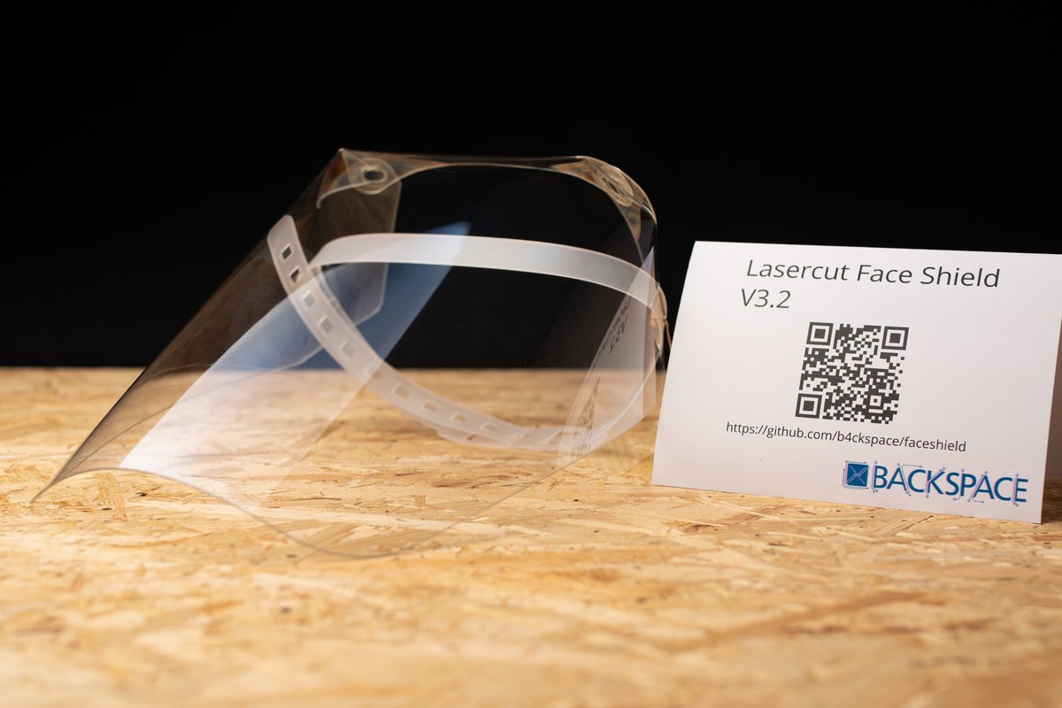 Wir haben schon über 200 unserer gelaserten Faceshields verteilt. Wir haben auch noch reichlich fertige Shields, bei Bedarf einfach an uns wenden!
Unsere Vorlagen: github.com/b4ckspace/face…
#coronavirus #makerVSvirus #FaceShield #Gesichtsschutz #opensource #backspacebamberg