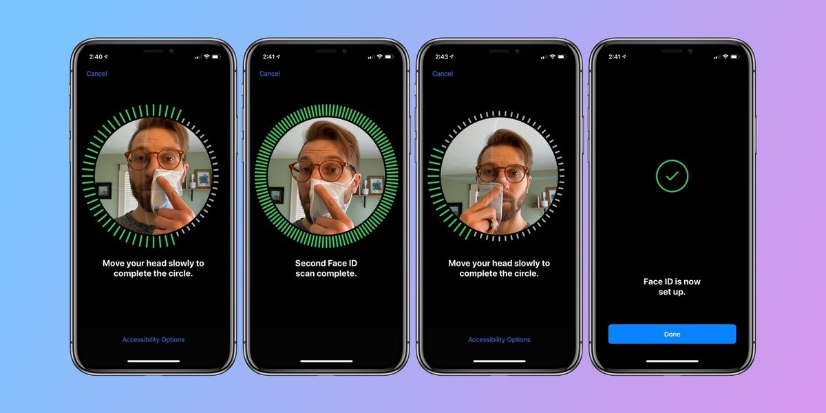 king_unlock's tweet photo. iPhone: How to improve Face ID with a Mask

https://t.co/0e1ueweQ30 https://t.co/h4sx3GVVBo
