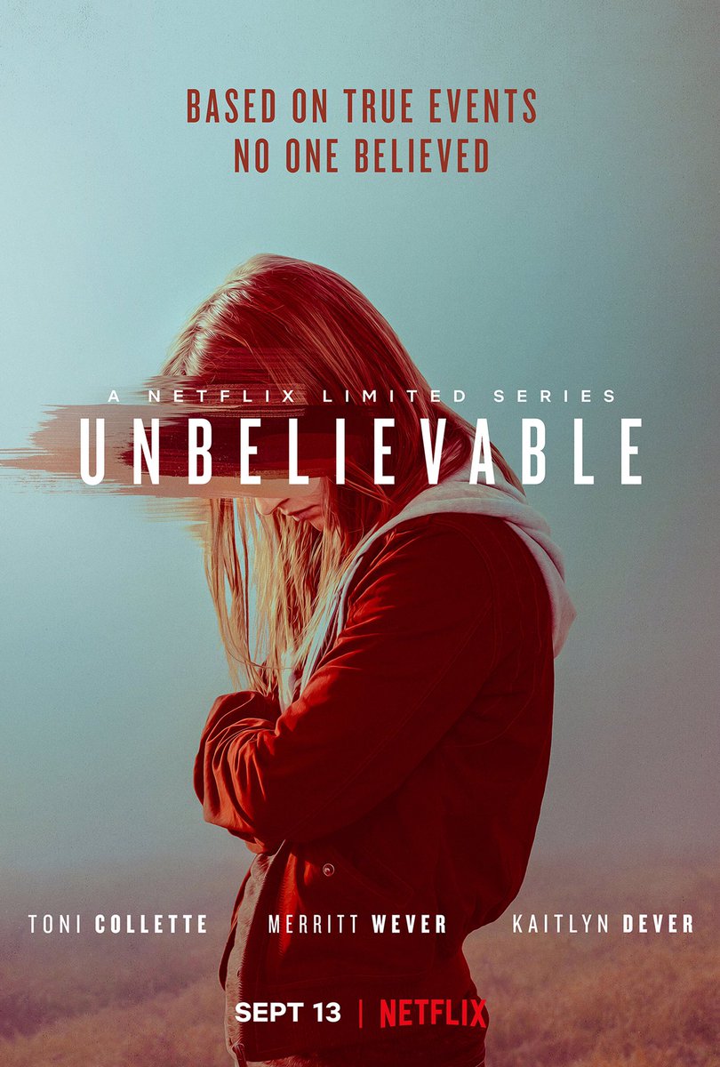 plutocchio's tweet photo. Just finished watching unbelievable @netflix. I really recommend you watch, you really do feel for these people that went through this and especially Marie Adler.
Really well put together &amp; excellently made. Please go check it out but view description as triggering to some views. https://t.co/nXhOz81FLL