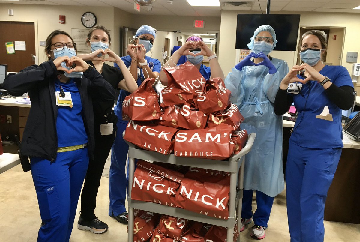 MedCityPlano's tweet photo. Our heartfelt thanks to @NickSamsSteak and the Dallas Mavericks Foundation @MavsCare for supporting our healthcare heroes with a special Friday night dinner! #MavsSupportLocal #ActsofCaring
#NBATogether https://t.co/qPggK4E6MS