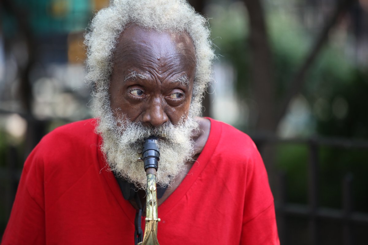 Sadly we add two more musicians to our COVID-19 gallery, #HenryGrimes and #GiuseppiLogan (pictured). Both were avant-garde legends, both disappeared for decades, both made stirring 21st-century returns, and both died this week at 84. #RIP jazztimes.com/features/tribu…