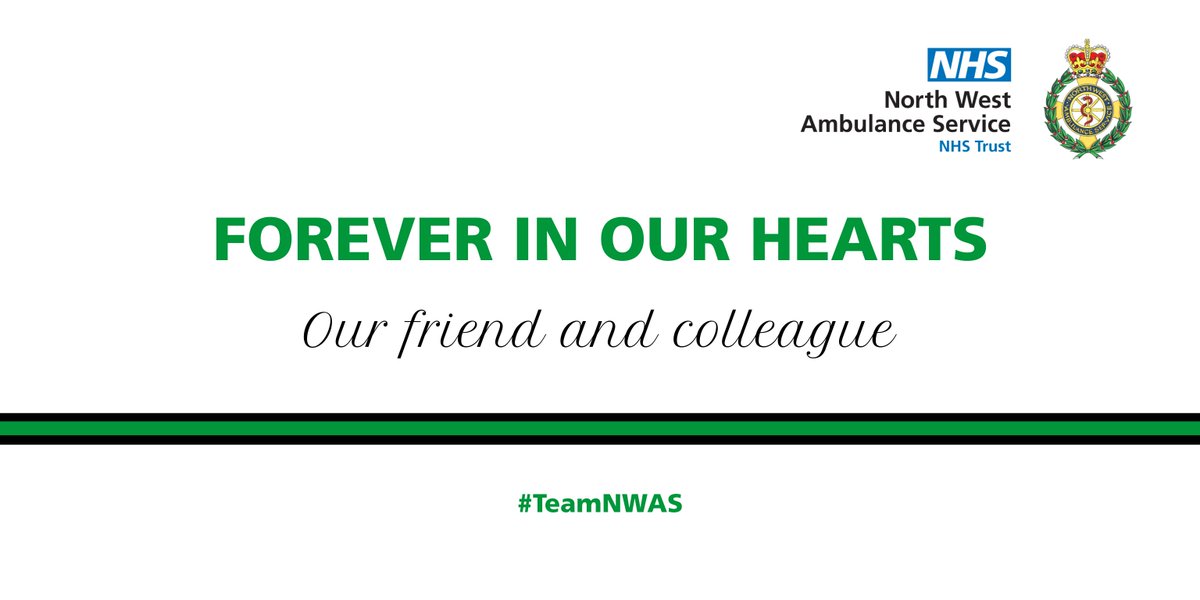 A sad day for all at NWAS today. Our thoughts are with our colleague's family and friends. #TeamNWAS nwas.nhs.uk/news/the-sad-d…