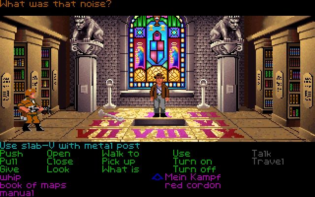 Aventurerosgraf's tweet photo. ⚫️ CLÁSICOS | En 1989, coincidiendo con el estreno de la película, #Lucasarts lanzó para DOS, Amiga y Atari ST 'Indiana Jones and The Last Crusade: The Graphic Adventure'. Incluía como novedad las acciones 'Talk' y 'Look' y vendió más de 250.000 copias. ¡Obra maestra! https://t.co/umbQW8lUgZ