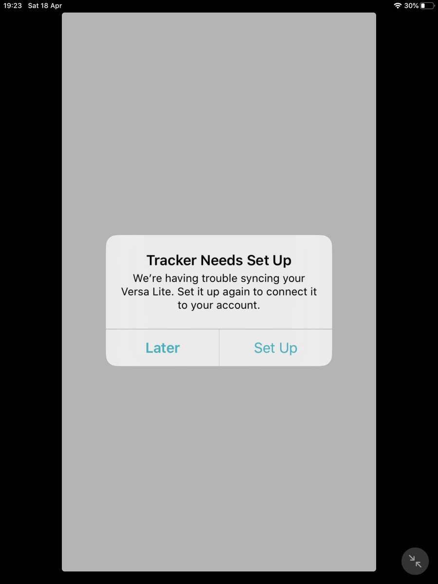 SarahJCopang's tweet photo. @FitbitSupport I have a new Fitbit versa lite I had set it up a few days ago but it wasn’t receiving calls or text despite it all being set up. I googled and was advised to try unsyncing and try again now when it pairs I get the below message... please help? https://t.co/5lgj42us5q