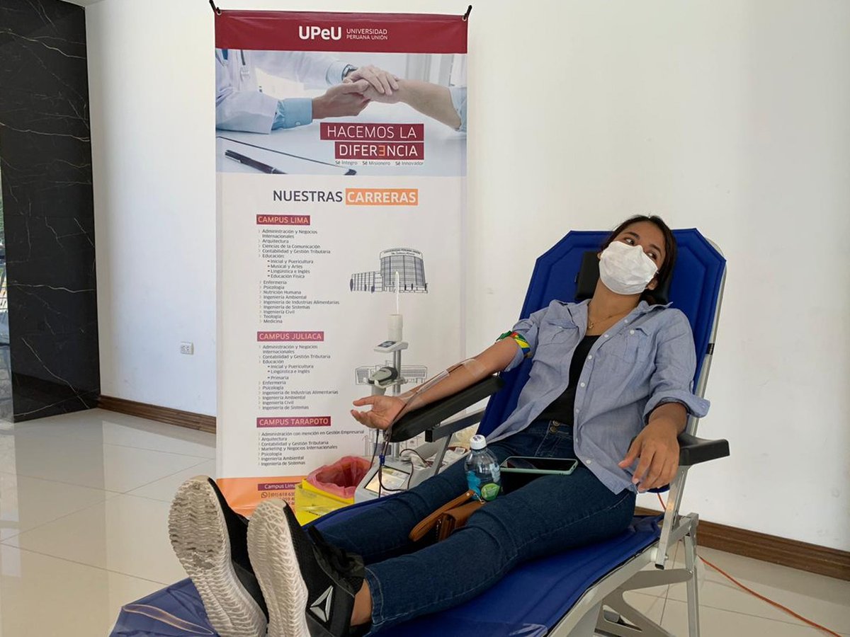 UPeUOficial's tweet photo. Universidad Peruana Unión y Hospital Nacional Edgardo Rebagliati de #EsSalud promueven campaña de donación de sangre. Frente al #CoronavirusEnPerú Juntos podemos hacer la diferencia. #ElPerúEstáEnNuetrasManos 🤝❣️ #Día34 @Minsa_Peru 🤝❣️ @RPPNoticias https://t.co/3YcEnYw1HJ