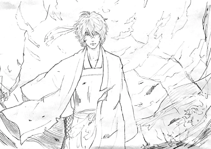 めちゃくちゃ大きい紙があったから描いた絵。
多分皆さんの想像より大きいと思う。
リプ返明日します許して…。
おやすみなさい? 