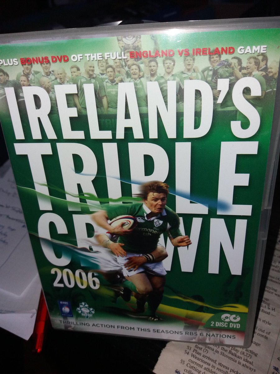 So you're stuck at home. No sport. You rummage and find...