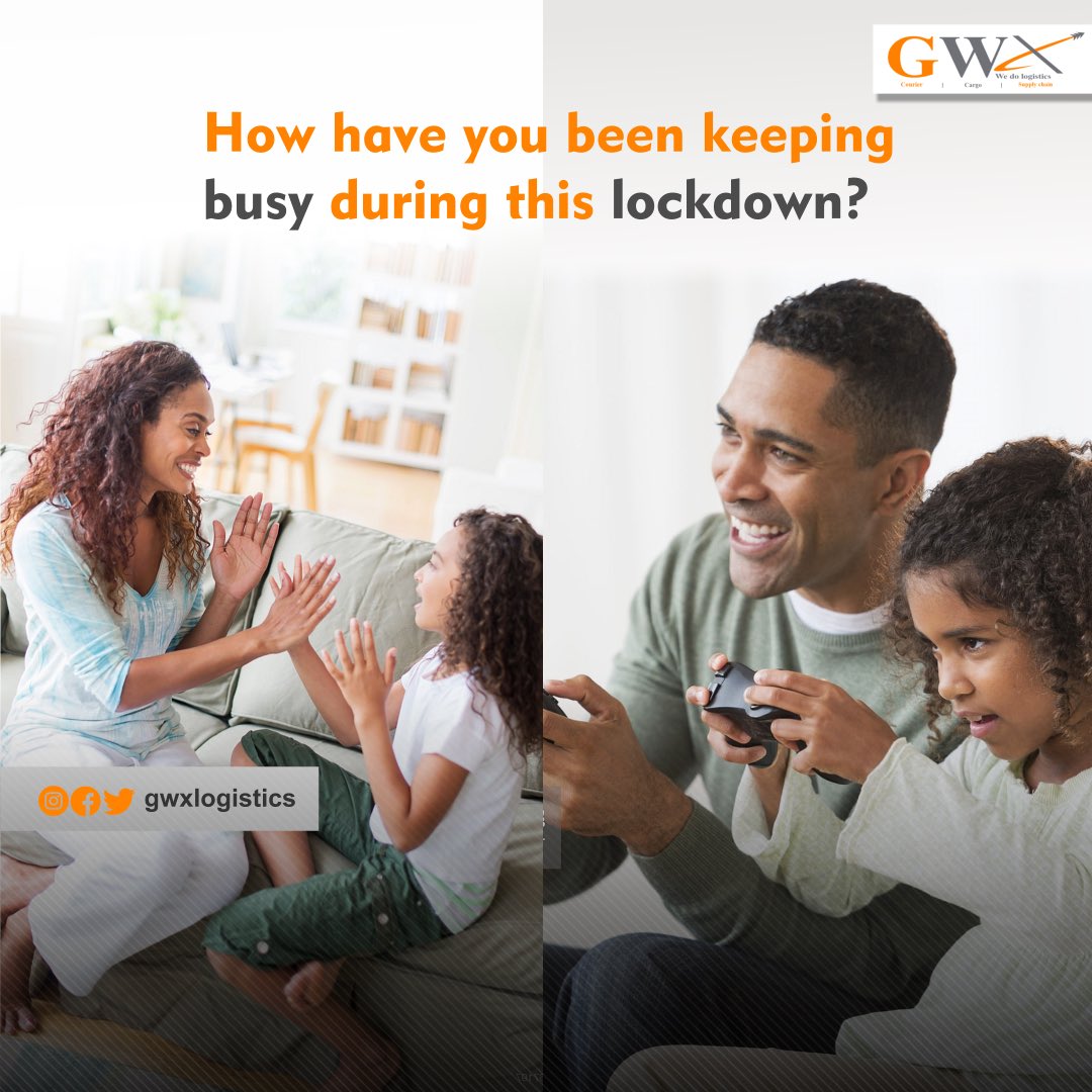 gwxlogistics's tweet photo. We know it can get boring staying indoors 24/7. 

Let’s hear how you have been keeping busy

#StaySafeStayHome #StaySafeNigeria #wedologistics📦🚛🛵✈️ https://t.co/LpVmzxTWYX