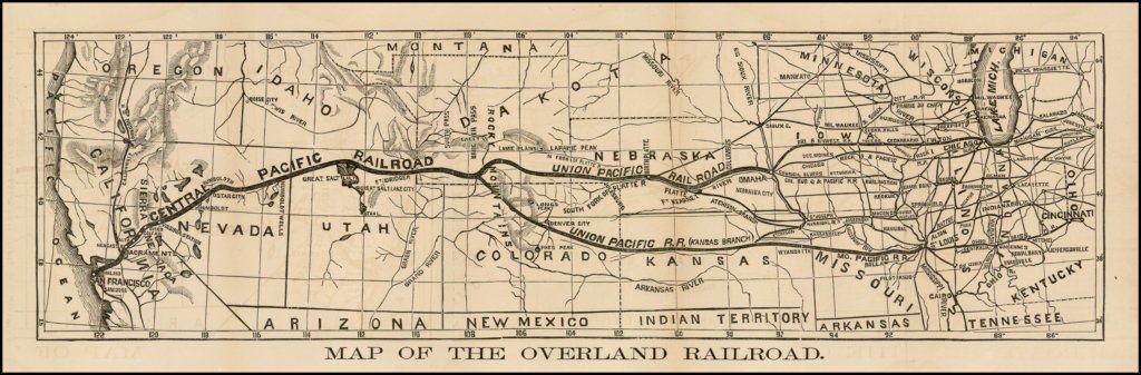 NeatlineMaps's tweet photo. Fascinating United States railroad map at the end of the Civil War. #antiquemaps #railroadmaps #maps #railroad #omaha #SaltLakeCity https://t.co/IFjF3PR0um https://t.co/w2U68092qx