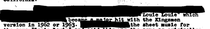 It’s difficult to fully grasp how utterly incompetent the FBI’s probe was unless you read the whole report. Investigators had no idea what they were investigating. In one instance, they didn’t even know which year the song was recorded: