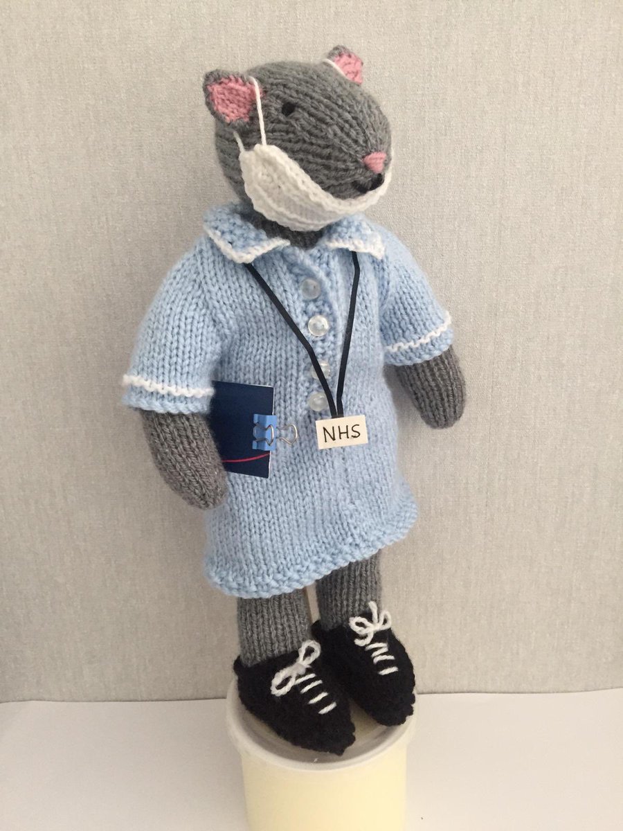 TommySunsets's tweet photo. So my Mum @BritishSewciety created this knitting pattern that she’s selling on Etsy. All proceeds go towards NHS charities. If you like to knit you know where to go 😇 https://t.co/OnIEDwcm1U