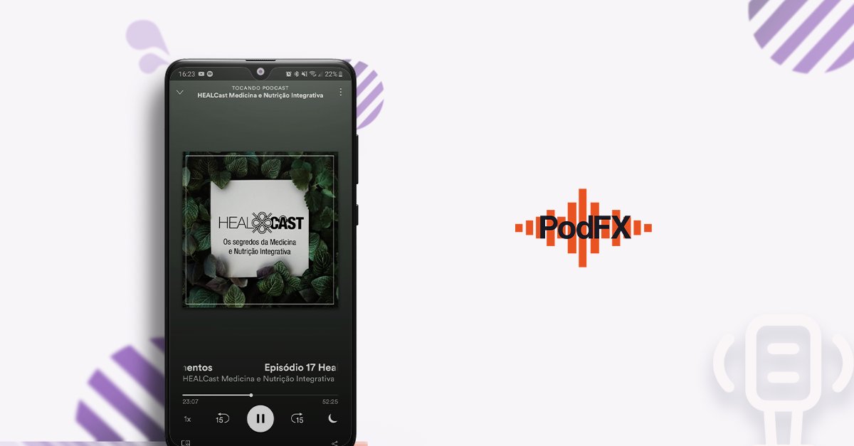 podfxstudiobr's tweet photo. A dica de hoje é o podcast Healcast. Tendo como hosts a Dra. Vanessa Bulcão e Dr. Gustavo Sisant, o podcast desmistifica os segredos, e aborda de maneira mais ampla como a nutrição funcional e a medicina integrativa podem ajudar a melhorar vários aspectos da nossa saúde https://t.co/2EThQUA6zl